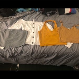 Bundle of crop tops